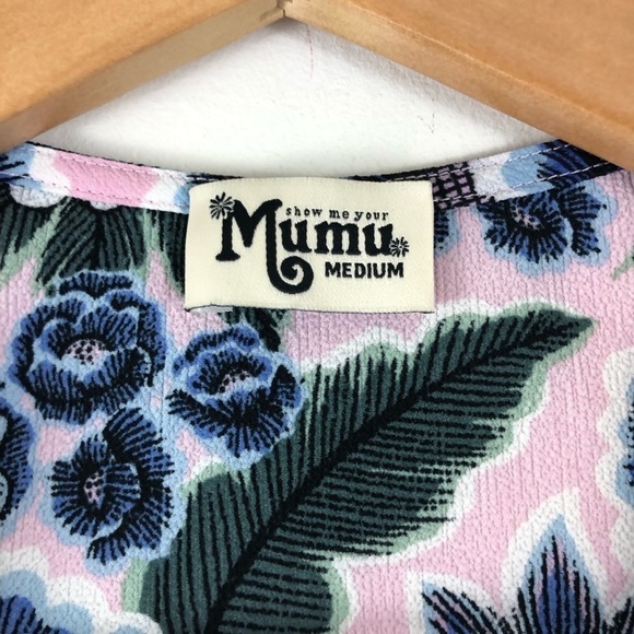 Show Me Your Mumu Conga Baja Bloom Wrap Top M - Picture 5 of 8